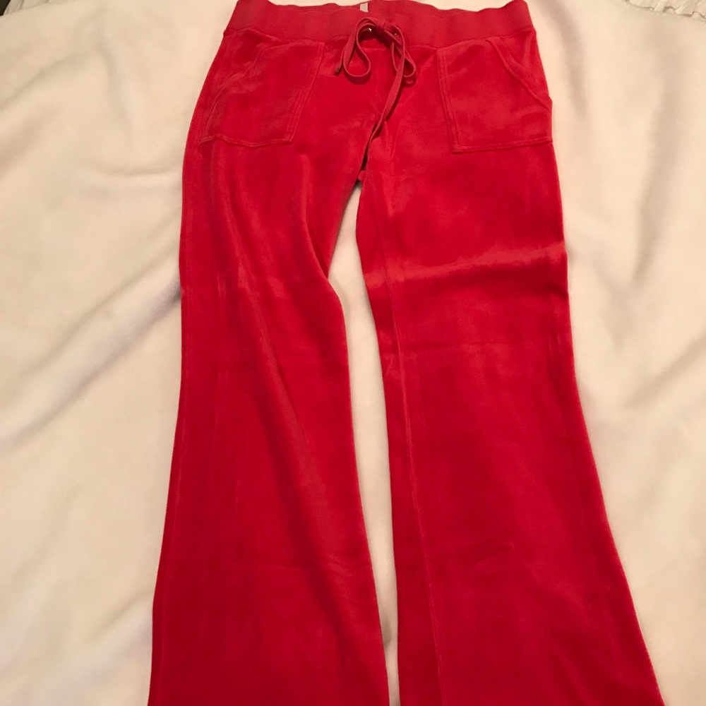 Juicy Couture velour bootleg pants